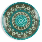 Zestaw porcelanowych zastaw stołowych w kolorze niebieskim, 18 sztuk - Eivissa Viadurini