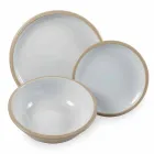 Zestaw obiadowy Kolorowe talerze Pełny projekt 18 sztuk - Osteria Viadurini