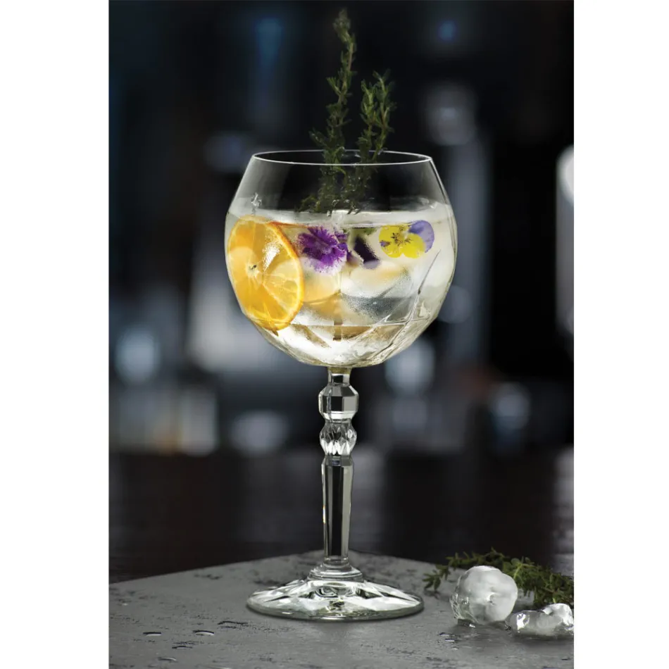 Serwis kieliszków koktajlowych Gin Tonic w Eco Crystal 12 Szt - Bromeo Viadurini
