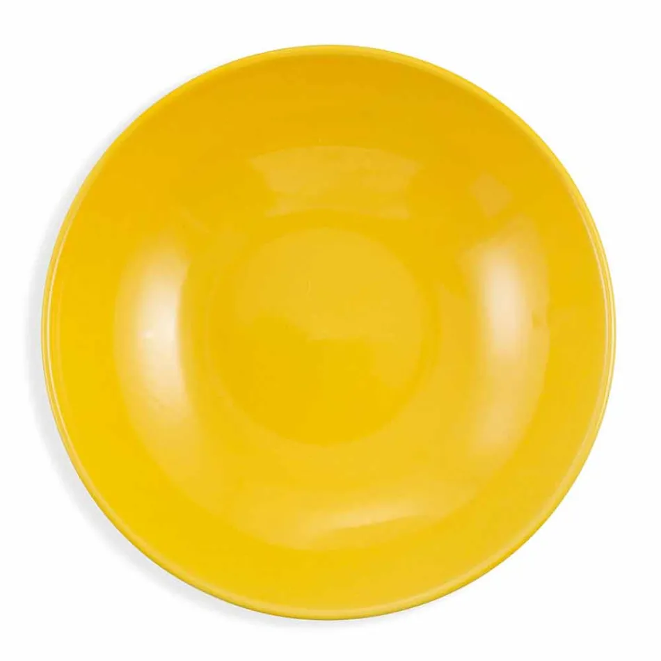 Serwis Kolorowe i nowoczesne naczynia Zastawa stołowa Komplet 18 sztuk - Cefalu Viadurini