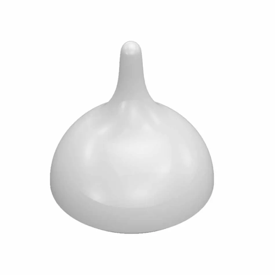 Zestaw 8 porcelanowych talerzy aperitifowych w nowoczesnym stylu - Galatino Viadurini