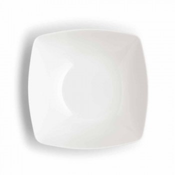 Biały serwis talerzy i nowoczesny design 26 sztuk - Usima