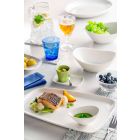 Porcelanowa kolacja lub zestaw talerzy obiadowych 14 sztuk - Nalah Viadurini