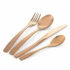 Luksusowy 24-częściowy zestaw sztućców ze stali nierdzewnej - Wisconsinpos Viadurini