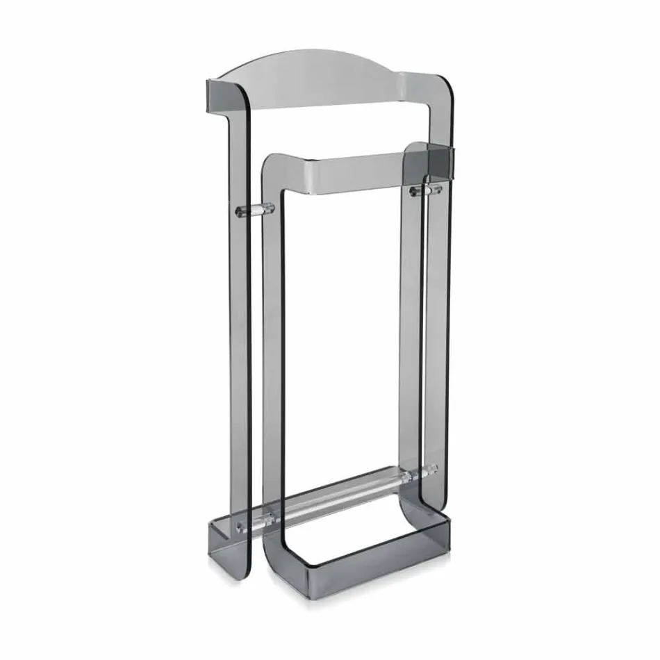 Nowoczesny stojak parkingowy wykonany z plexi Mose, wyprodukowany we Włoszech Viadurini