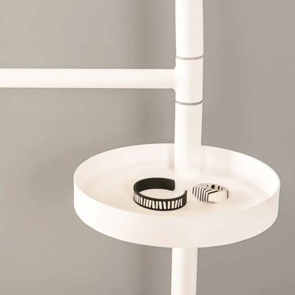 Nowoczesna lokajka ze stali malowanej RAL według projektu Made in Italy - Mirello Viadurini