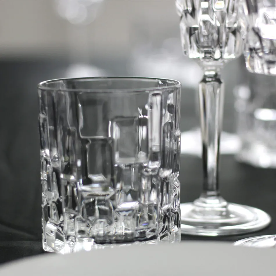 Zestaw 18 luksusowych kieliszków kryształowych - Luxuryglass25 Viadurini