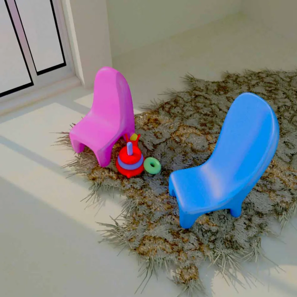 Wrzesień 2 krzesełka dla dzieci Loriblanche Made in Italy Viadurini