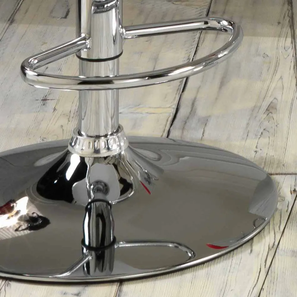 2 września tapicerowane stołki design, regulowane na wysokość Ida Viadurini