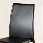 04 września nowoczesne krzesła Joy imitacji skóry, w całości pokryte Viadurini