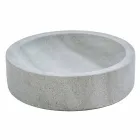 Zestaw akcesoriów łazienkowych z szarego kamienia Viadurini