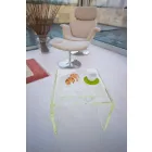 Nowoczesne zestawy nocne z metakrylanu Made in Italy - Leielui Viadurini