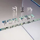 Nowoczesne zestawy nocne z metakrylanu Made in Italy - Leielui Viadurini