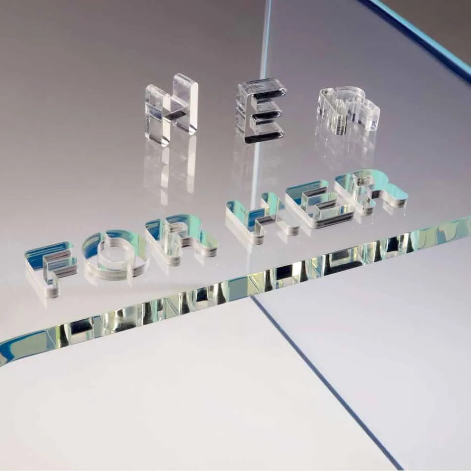 Nowoczesne zestawy nocne z metakrylanu Made in Italy - Leielui Viadurini