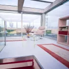 Nowoczesne zestawy nocne z metakrylanu Made in Italy - Leielui Viadurini