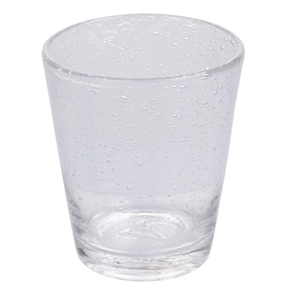 Zestaw 12 kieliszków 330 ml w kolorowej paście z dmuchanego szkła - Spilla Viadurini