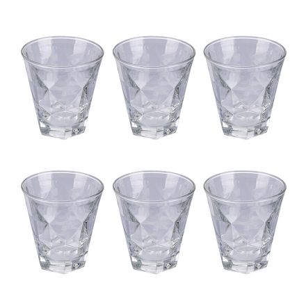 Zestaw 12 szklanek do wody 280 ml ze szkła artystycznego - Kubek Viadurini