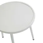 Zestaw 2 foteli z aluminiowym stołem w różnych wykończeniach - Souvenir Viadurini