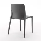 Zestaw 4 krzeseł do użytku zewnętrznego i wewnętrznego z polipropylenu w różnych kolorach - zbudowany Viadurini