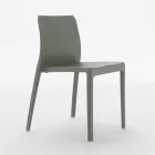 Zestaw 4 krzeseł do użytku zewnętrznego i wewnętrznego z polipropylenu w różnych kolorach - zbudowany Viadurini