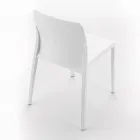 Zestaw 4 krzeseł do użytku zewnętrznego i wewnętrznego z polipropylenu w różnych kolorach - zbudowany Viadurini