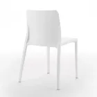 Zestaw 4 krzeseł do użytku zewnętrznego i wewnętrznego z polipropylenu w różnych kolorach - zbudowany Viadurini