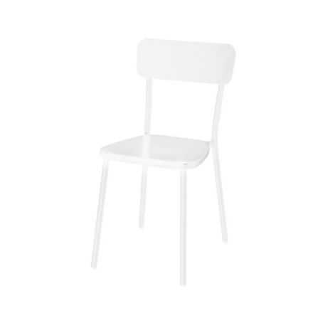 Zestaw 4 krzeseł ogrodowych z aluminium malowanego proszkowo epoksydem - Zuna Viadurini