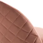 Zestaw 4 krzeseł z mikrofibry z efektem aksamitu – Terbio Viadurini