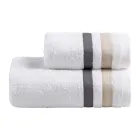 Zestaw ręczników do twarzy Serenity Double Ruffle Cotton Terry Guest Viadurini