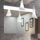 Zestaw drewnianych zawieszek do mebli łazienkowych wyprodukowanych we Włoszech Cesena Viadurini