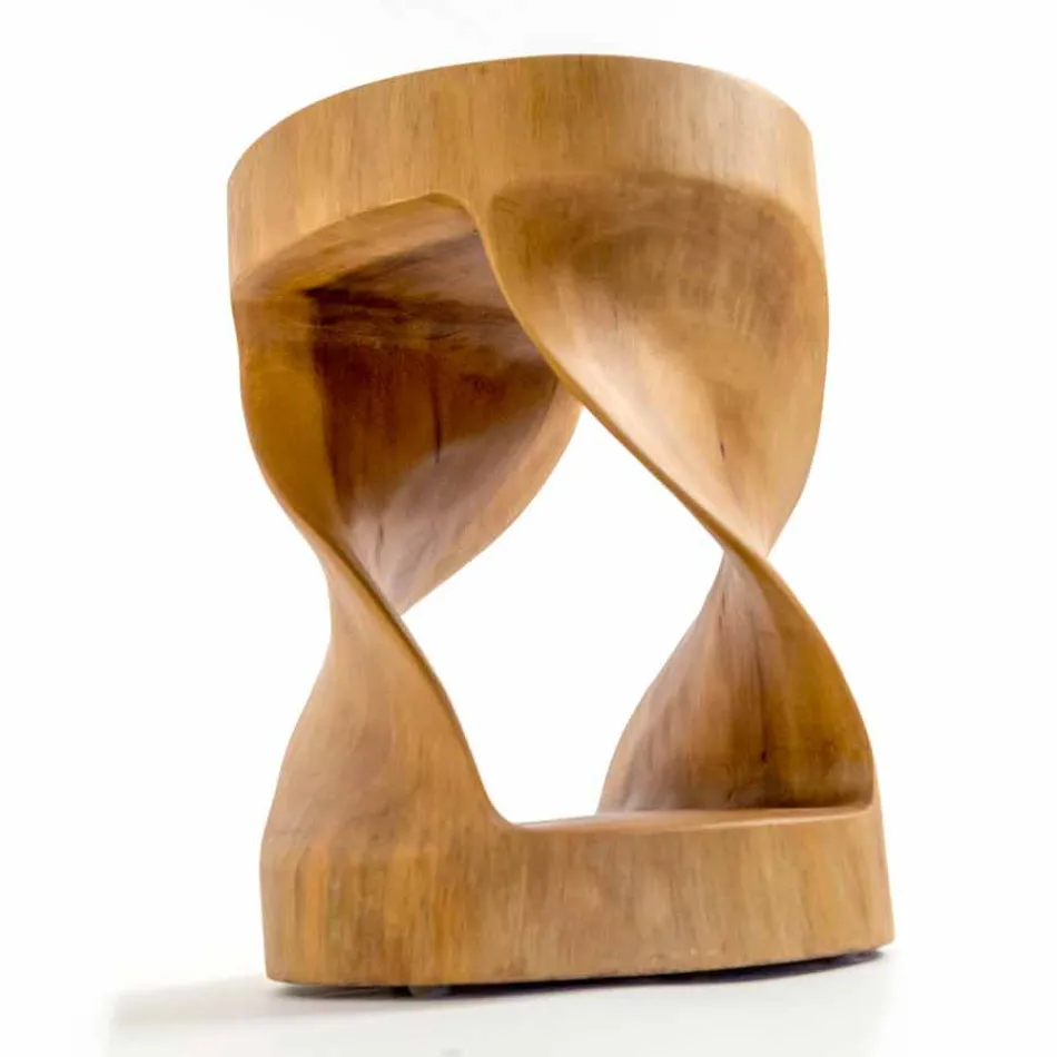 Zestaw mebli łazienkowych Brusson wykonany z litego drewna o nowoczesnym wyglądzie Viadurini