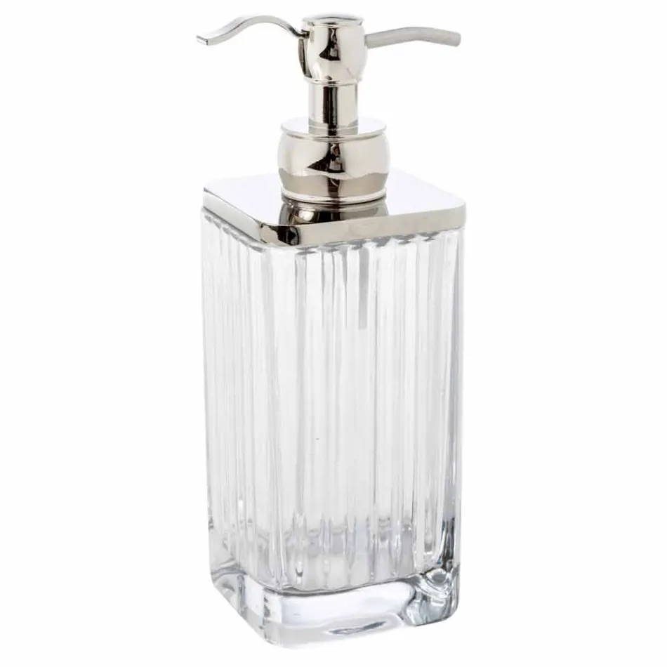 Zestaw mebli łazienkowych Brusson wykonany z litego drewna o nowoczesnym wyglądzie Viadurini