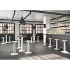 Wysokiej jakości stołek z polietylenu i stali nierdzewnej Made in Italy - Pito Viadurini