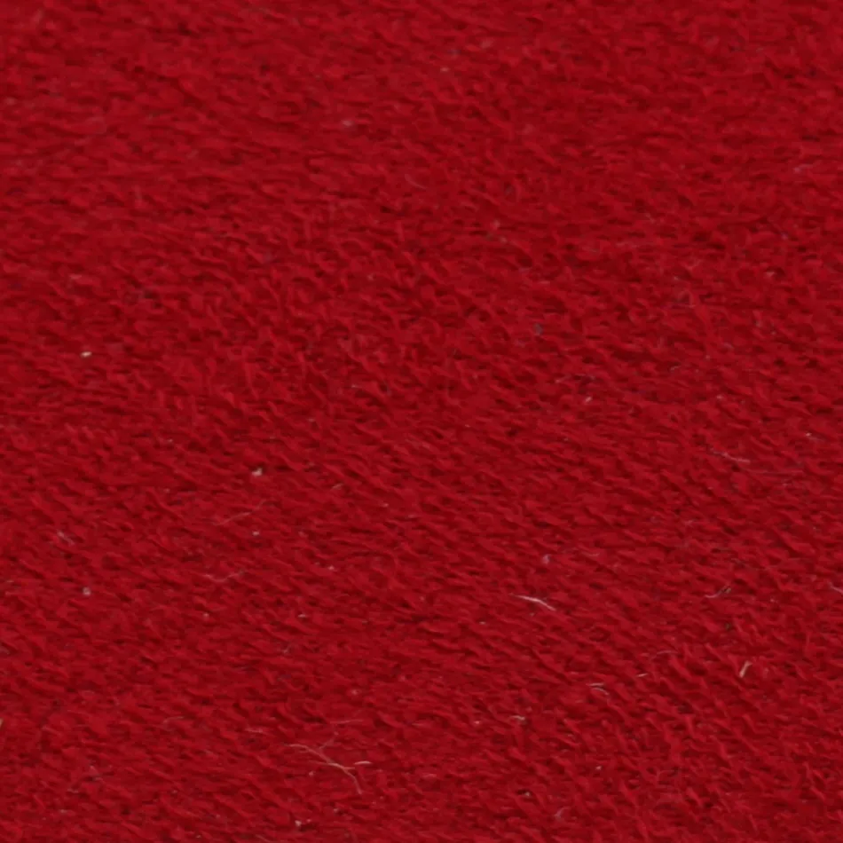 Stołek Całkowicie Tapicerowany Czerwonym Technofibrem Made in Italy - Ekran Viadurini