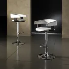 Stołek z podnośnikiem gazowym o regulowanej wysokości - Americium Viadurini