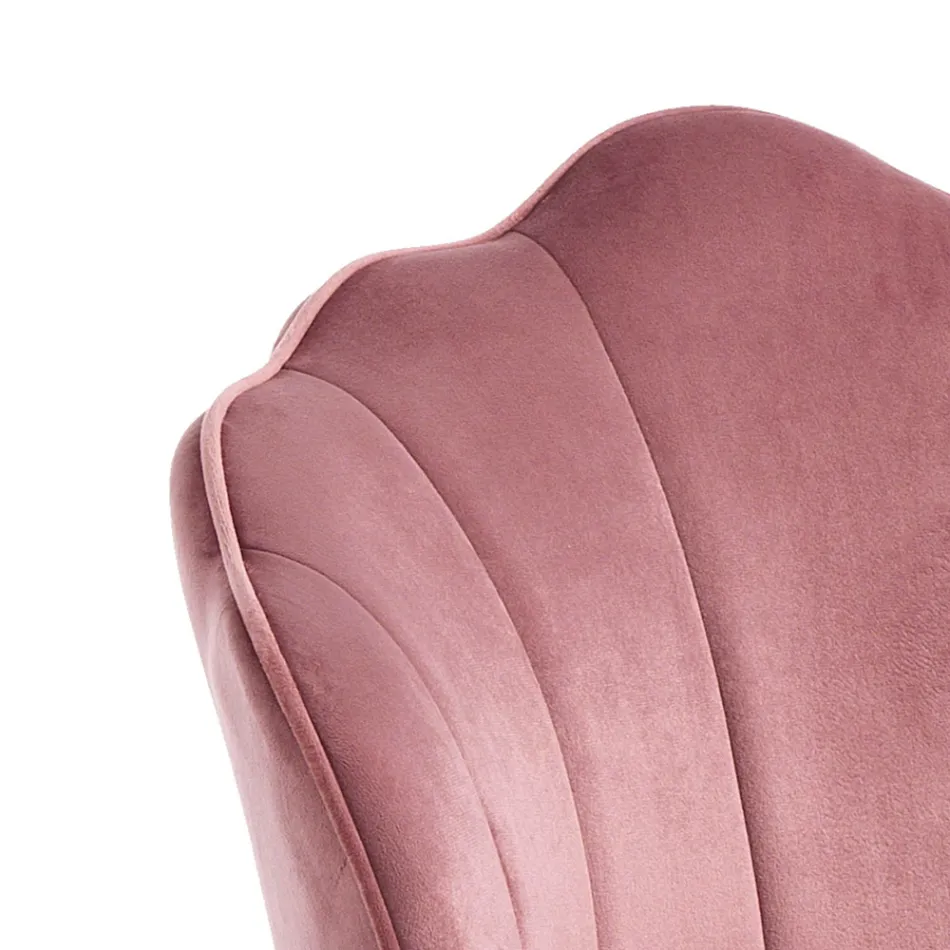 Stołek z wyściełanym siedziskiem pokrytym tkaniną - silikon Viadurini