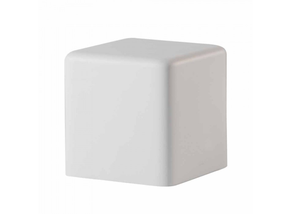 Miękki stolik z poliuretanu w kształcie kostki Slide Cube wykonany w technologii Italic Viadurini
