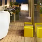 Miękki stolik z poliuretanu w kształcie kostki Slide Cube wykonany w technologii Italic Viadurini