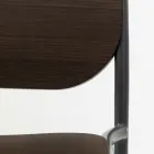 Taboret kuchenny z drewna dębowego i metalu Made in Italy 2 sztuki - Saffia Viadurini