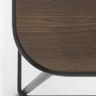 Taboret kuchenny z drewna dębowego i metalu Made in Italy 2 sztuki - Saffia Viadurini