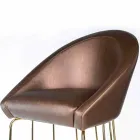 Nowoczesny stołek barowy 100% Made in Italy Dedo Viadurini