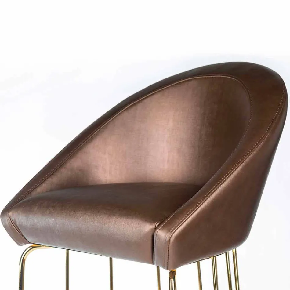 Nowoczesny stołek barowy 100% Made in Italy Dedo Viadurini