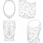 Taboret zewnętrzny w kształcie twarzy w nowoczesnym designie firmy Adan firmy Vondom Viadurini