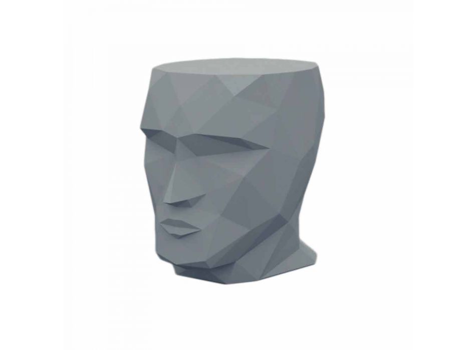Taboret zewnętrzny w kształcie twarzy w nowoczesnym designie firmy Adan firmy Vondom Viadurini