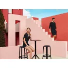 Brooklyn marki Vondom Outdoor stołek z polipropylenu, H 76 cm Viadurini