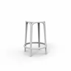 Stołek ogrodowy Brooklyn Vondom H 66 cm, z polipropylenu Viadurini