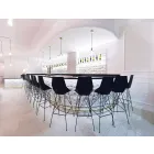 Faz by Vondom stołek zewnętrzny H 111 cm z polipropylenu i stali Viadurini