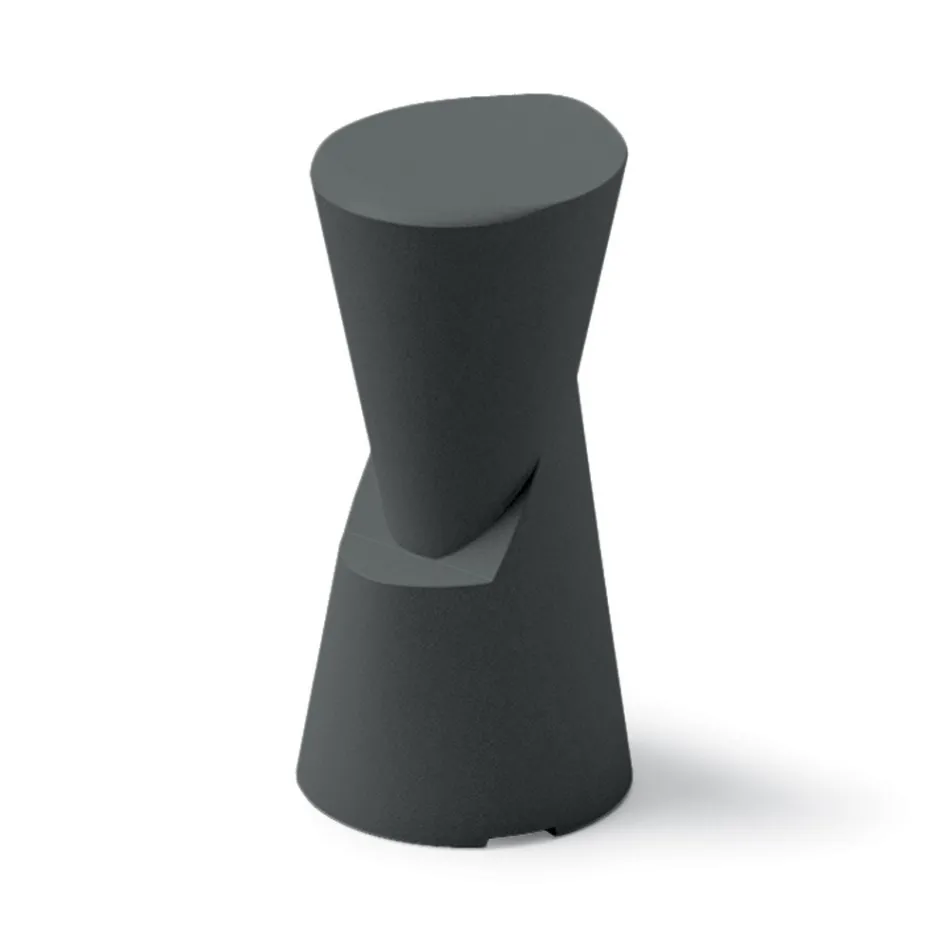 Stołek ogrodowy z polietylenu 7 kolorów Made in Italy - Cream Viadurini