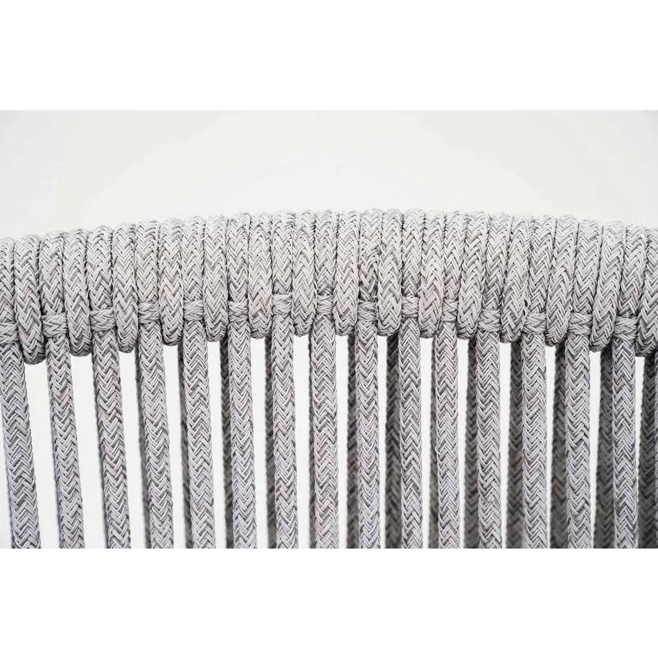 Stołek ogrodowy do ustawiania w stos aluminium i tkanina techniczna - Smart by Varaschin Viadurini