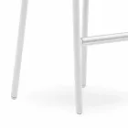 Stołek ogrodowy do ustawiania w stos aluminium i tkanina techniczna - Smart by Varaschin Viadurini